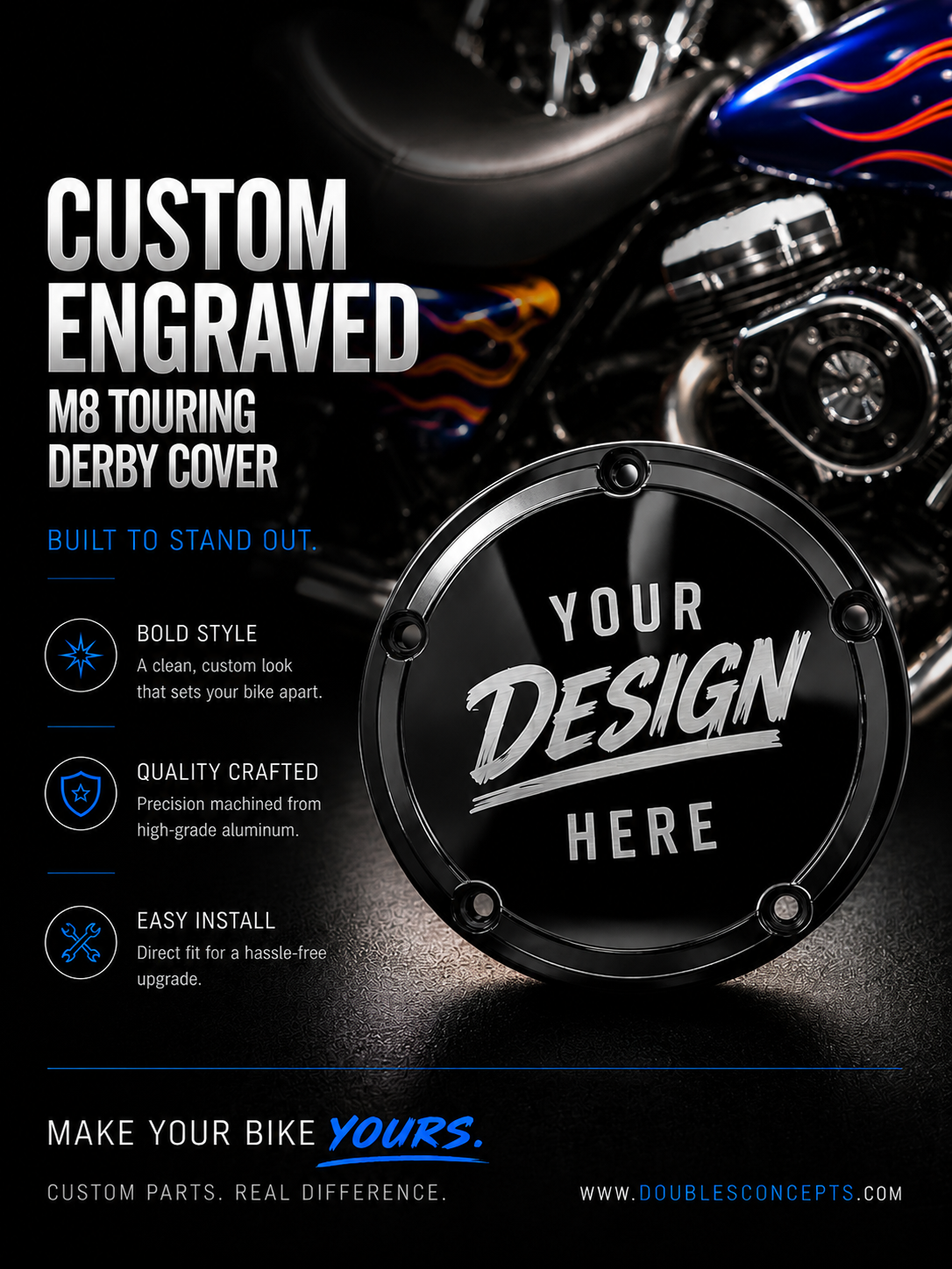 Custom Engraved Derby Cover